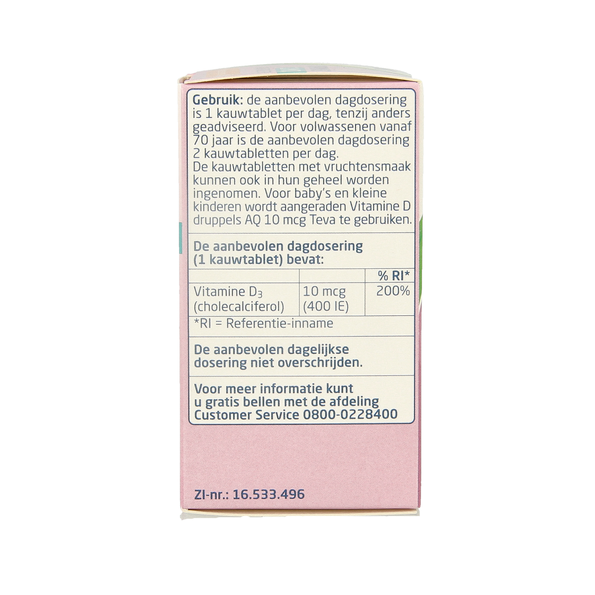 Teva Vitamine D 10 mcg 400IE 300.00 Tabletten