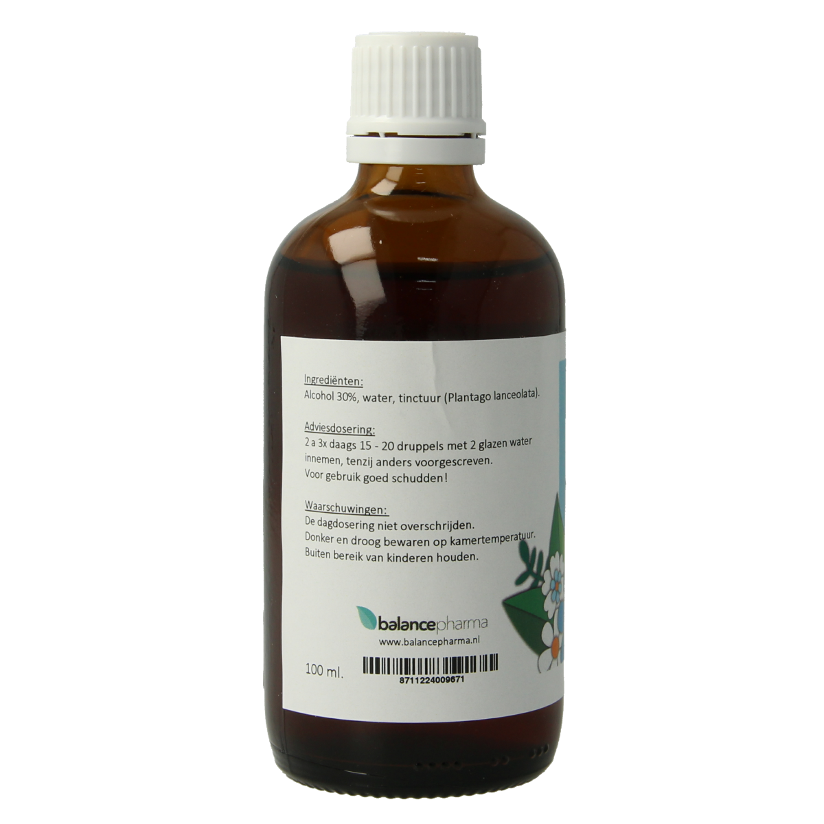 Balancepharma Plantago lanceolata tincturen 100.00 Milliliter