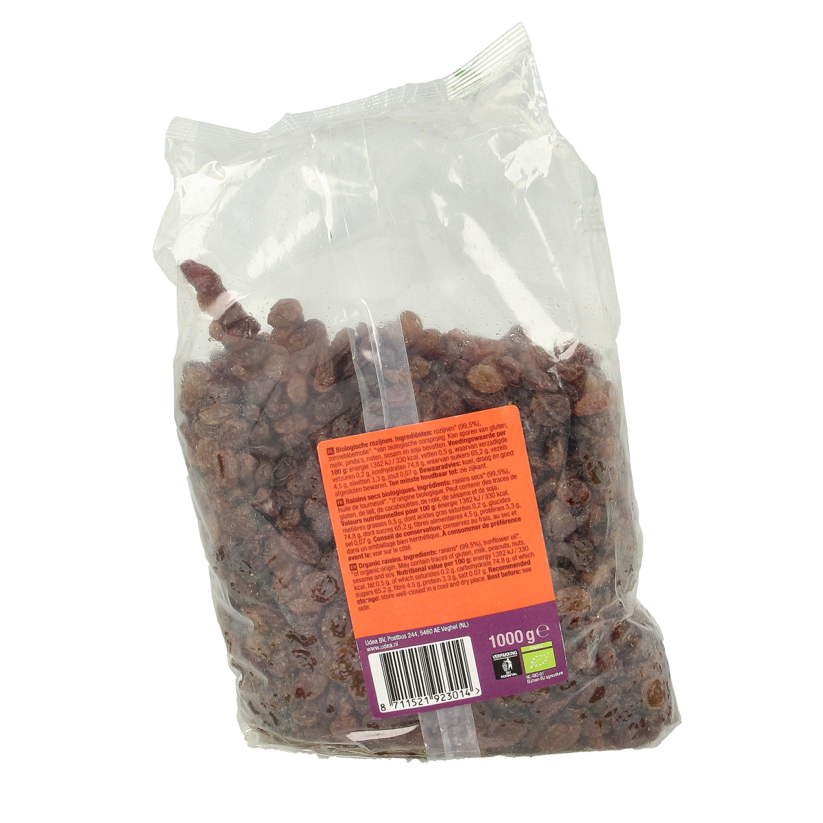 Your Organic Nature Rozijnen sultana bio 1.00 Kilogram