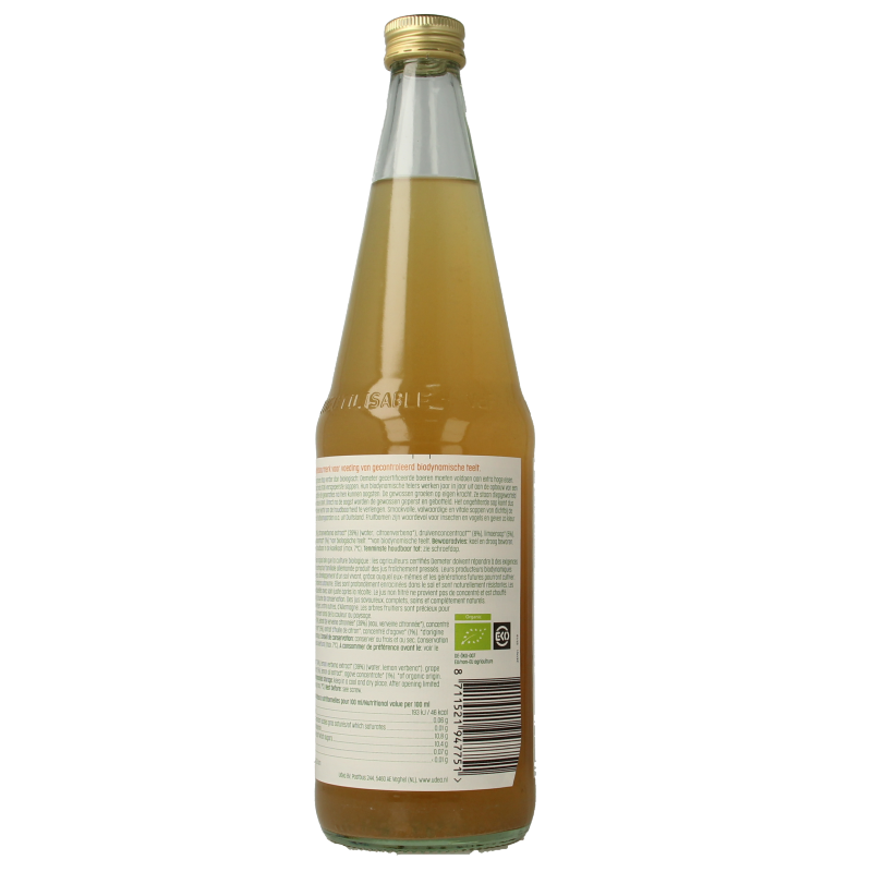 Luna E Terra Appel-limoendrank demeter bio 700 Milliliter
