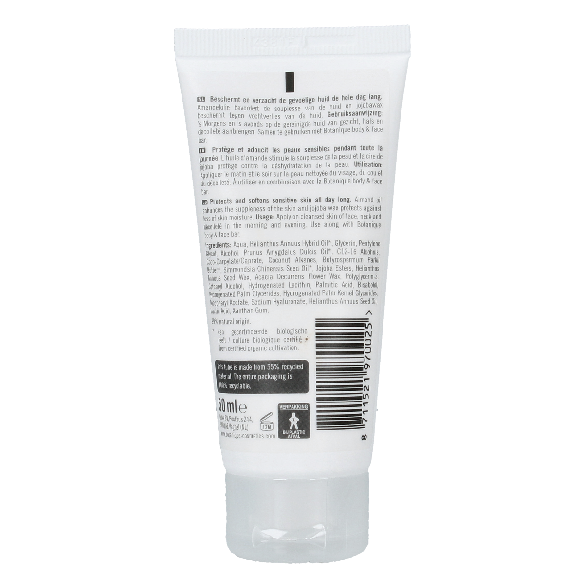 Botanique 24-uurs creme amandel 50.00 Milliliter