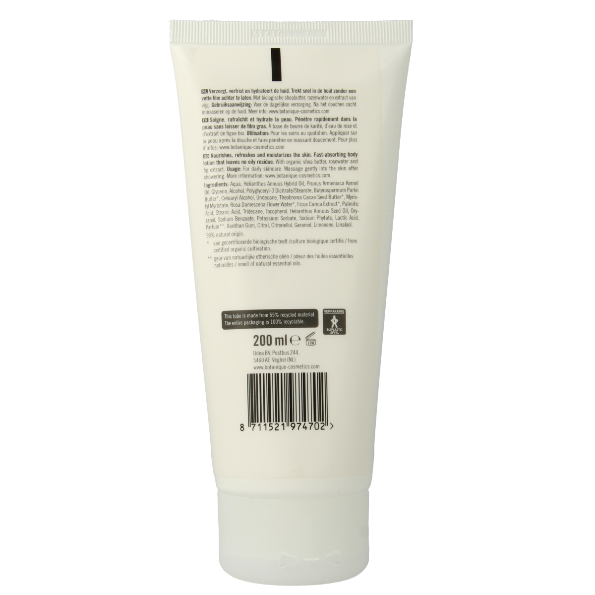 Botanique Bodylotion roos & vijg 200.00 Milliliter