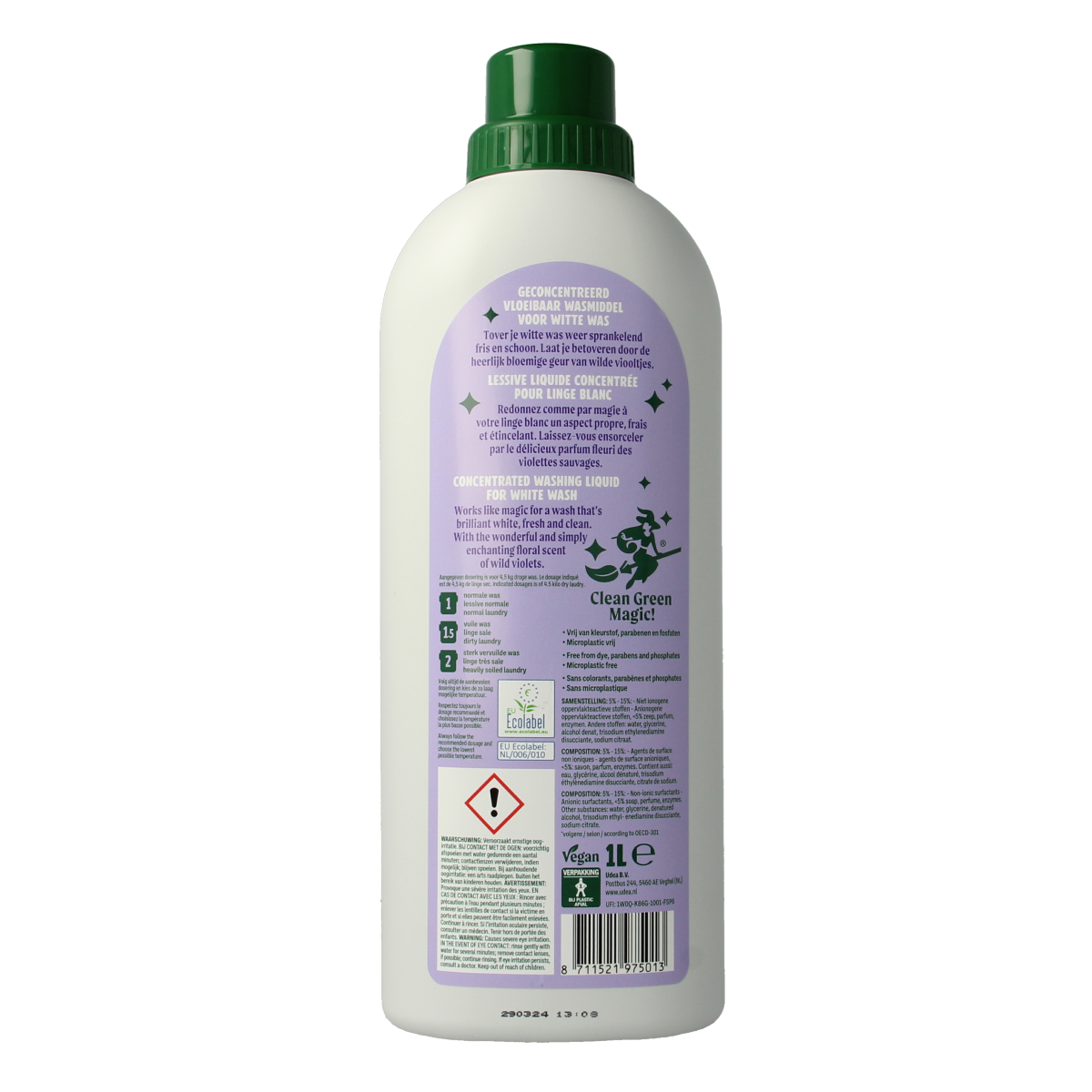 The Good Witch Wasmiddel wit 1000.00 Milliliter