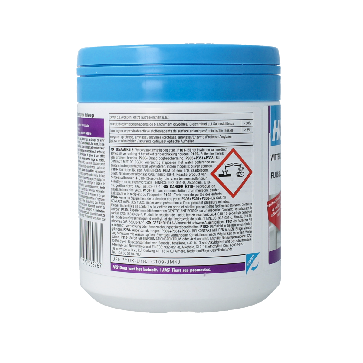 HG Witter dan wit waskrachtversterker 400.00 Gram