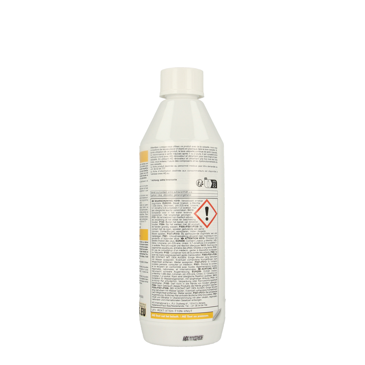 HG Tegen stinkende vaatwasser 500.00 Gram