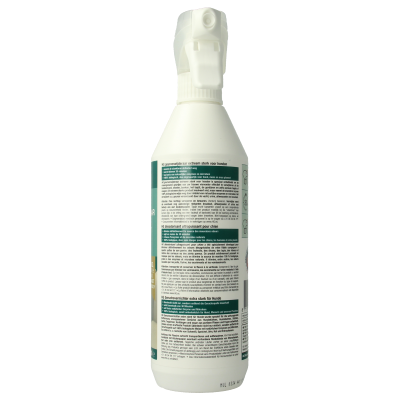 HG Geurverwijderaar extreem sterk hond 500 Milliliter