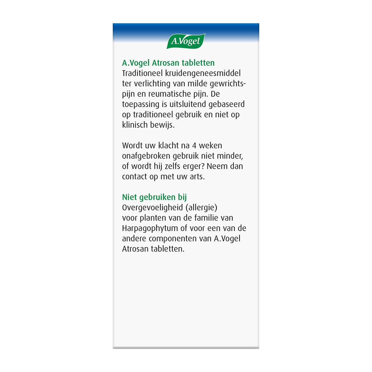 A Vogel Atrosan 60 Tabletten
