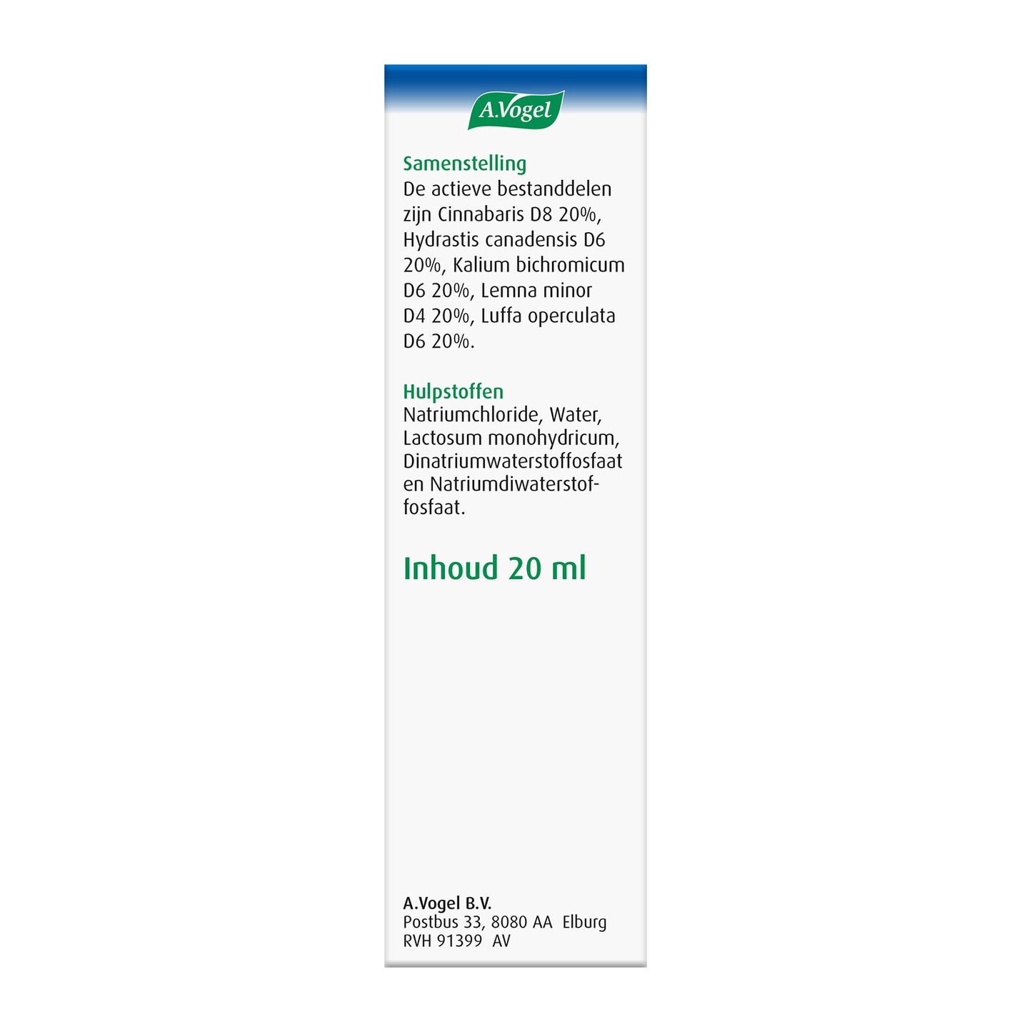 A Vogel Cinuforce neusspray 20 Milliliter