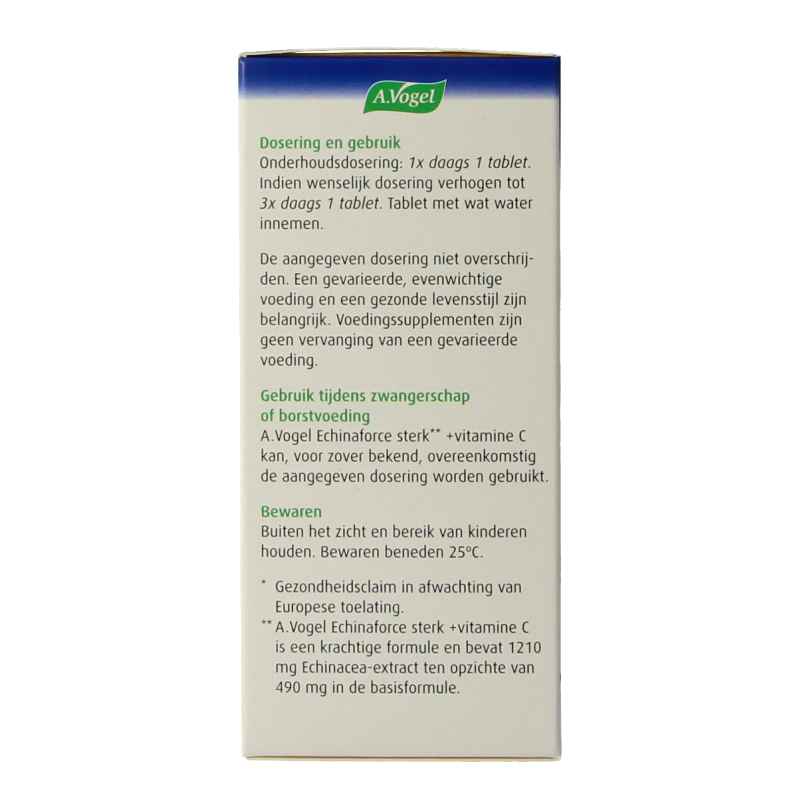 A Vogel Echinaforce sterk + vitamine C 45.00 Tabletten