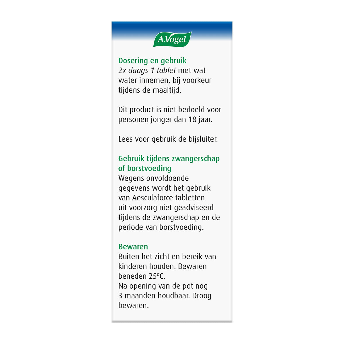 A Vogel Aesculaforce 30.00 Tabletten
