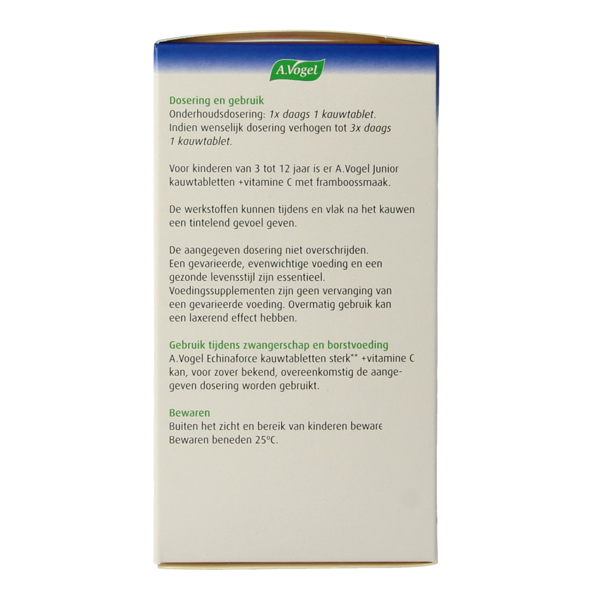 A Vogel Echinaforce kauwtablet sterk + vitamine C 60.00 Kauwtabletten