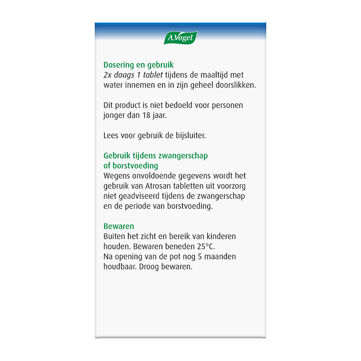 A Vogel Atrosan 120.00 Tabletten