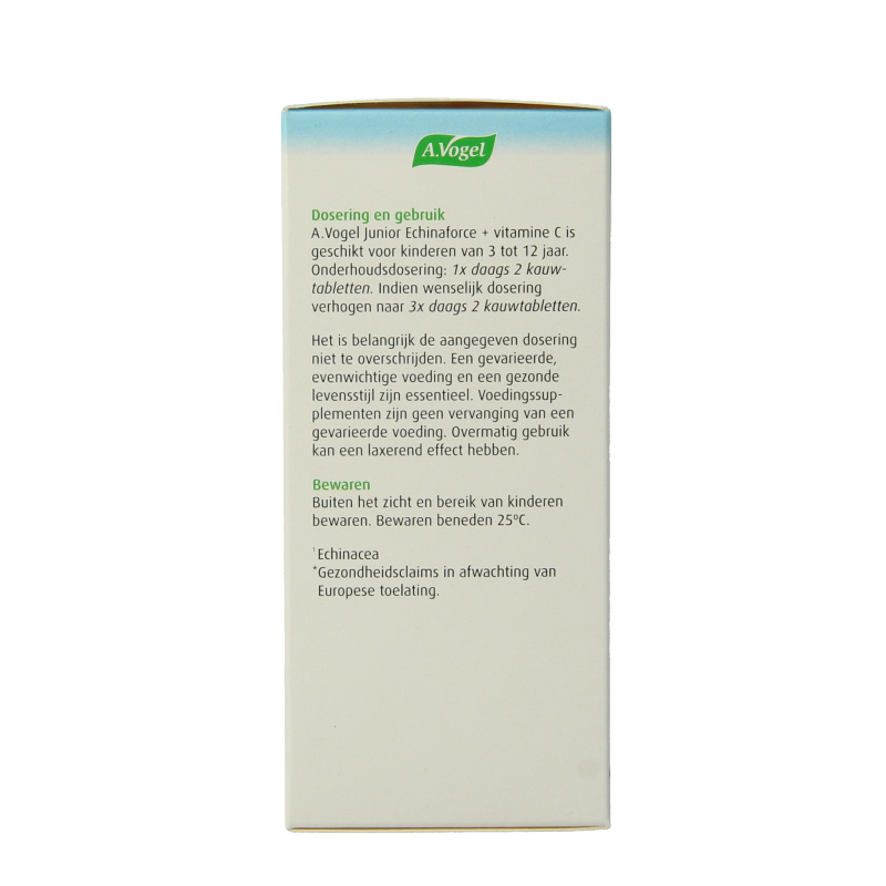A Vogel Echinaforce junior & vitamine C 80.00 Kauwtabletten