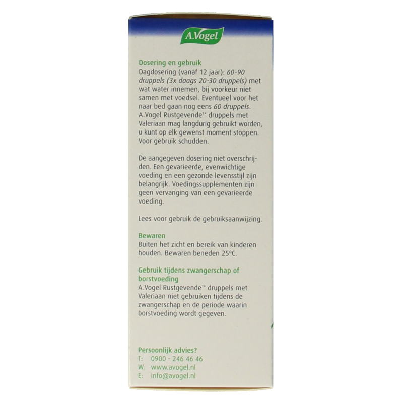 A Vogel Rustgevende druppels valeriaan 50.00 Milliliter