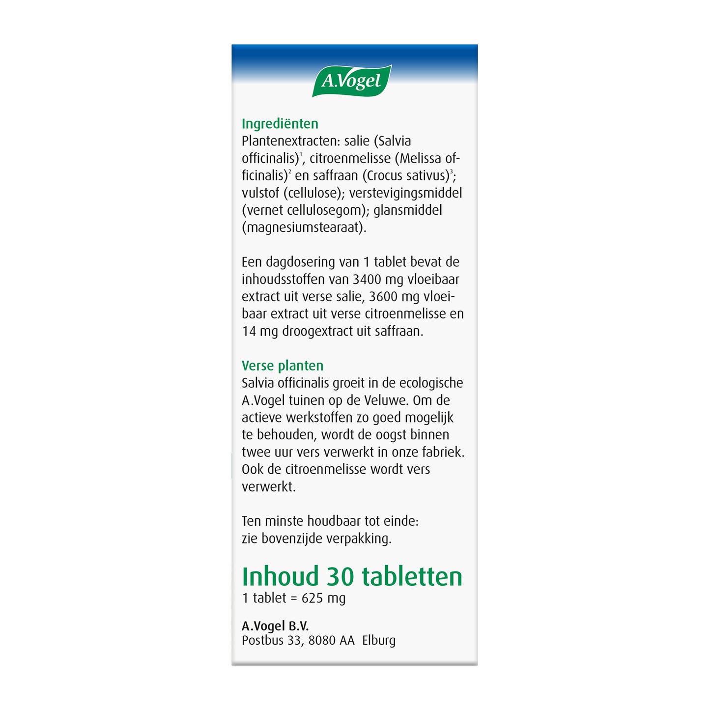 A Vogel Nachtrust tabletten overgang 30.00 Stuks
