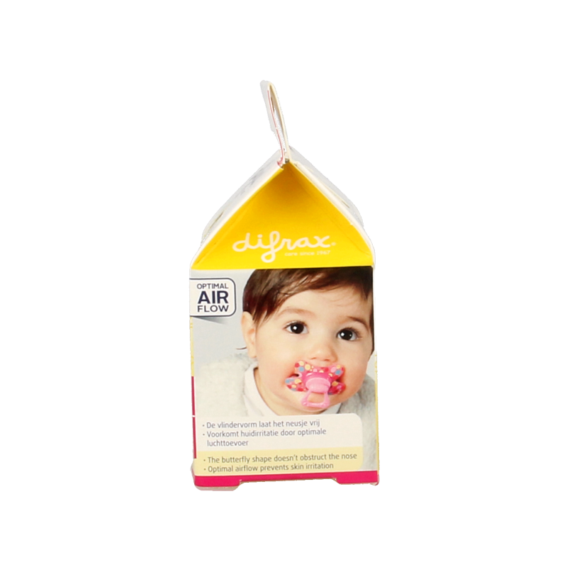 Difrax Fopspeen dental 6+ maanden met ring 1 Stuks