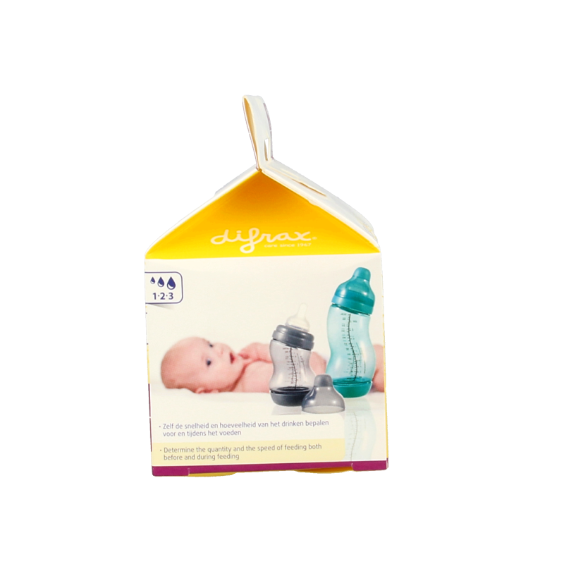 Difrax Flesspeen soft breed 1-2-3 2 Stuks