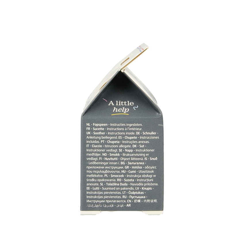 Difrax Fopspeen natural 0-6 maanden ocean 1 Stuks