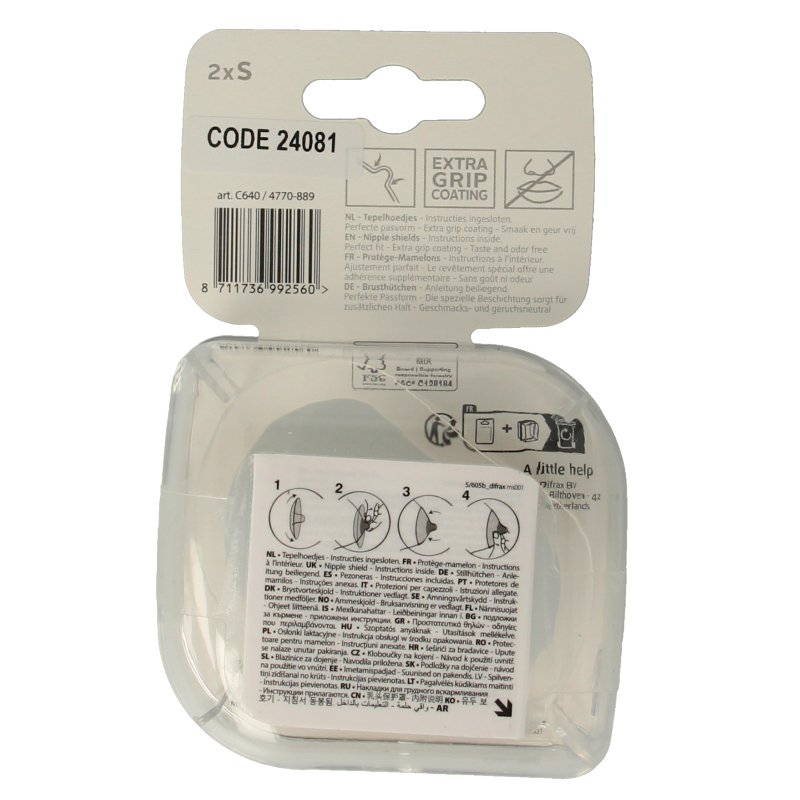 Difrax Tepelhoedjes S 2 Stuks