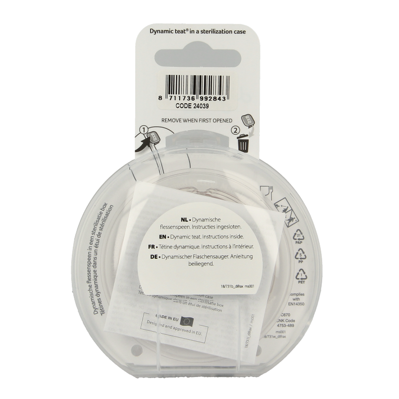 Difrax Lovi mamma speen mini 0+ maanden 1 Stuks