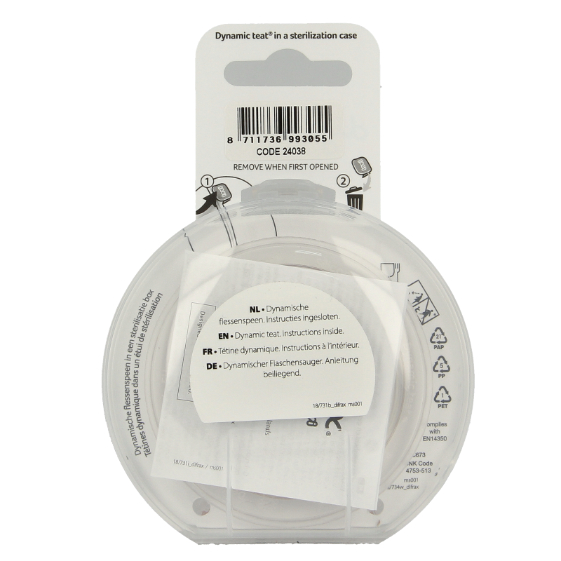 Difrax Lovi mamma speen fast 9+ maanden 1 Stuks