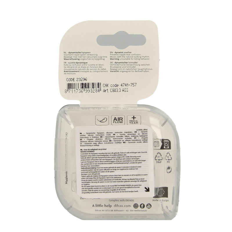 Difrax Lovi fopspeen botanic 20+ maanden 2 Stuks