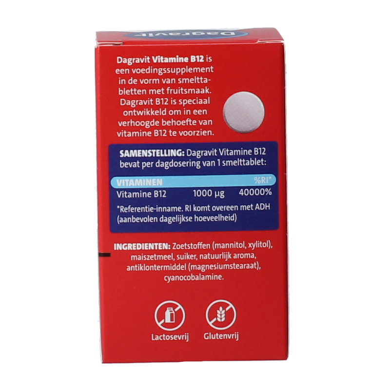 Dagravit Vitamine B12 1000mcg smelt 100 Tabletten