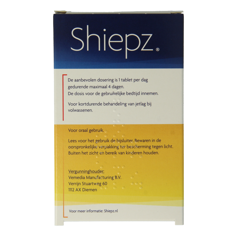 Shiepz Melatonine 5mg 30 Tabletten