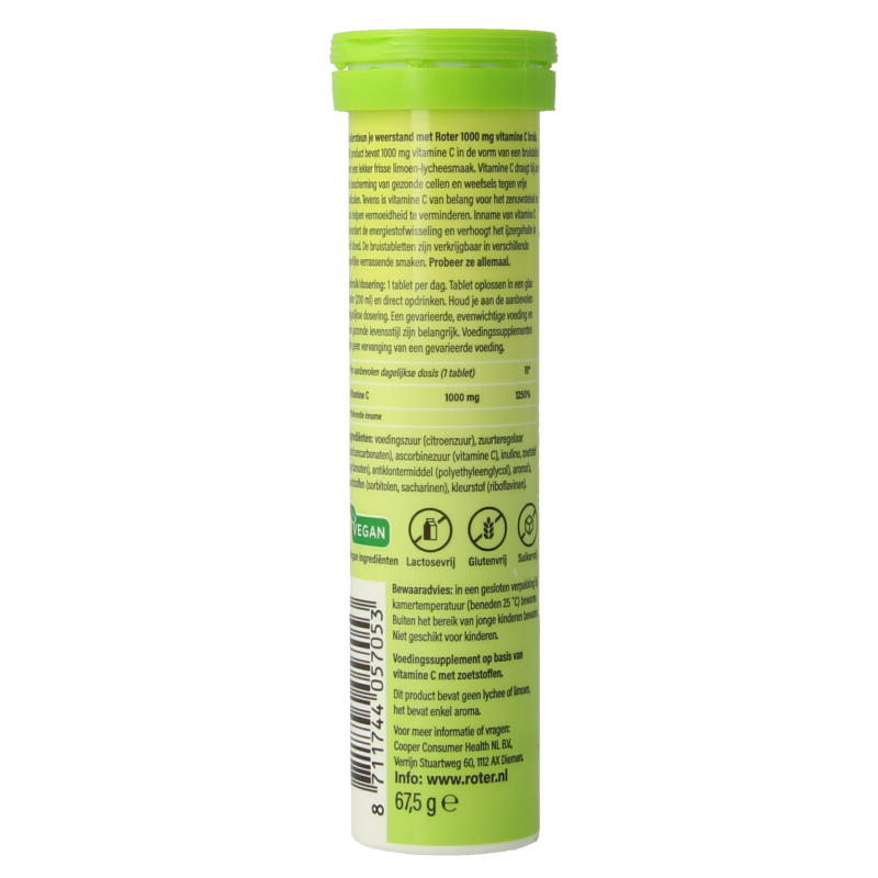 Roter Bruistablet vitamine C lime lycee 15.00 Bruistabletten