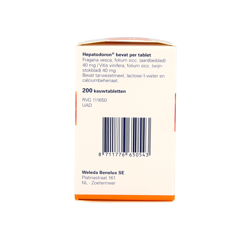 Weleda Hepatodoron kauwtabletten 200 Tabletten
