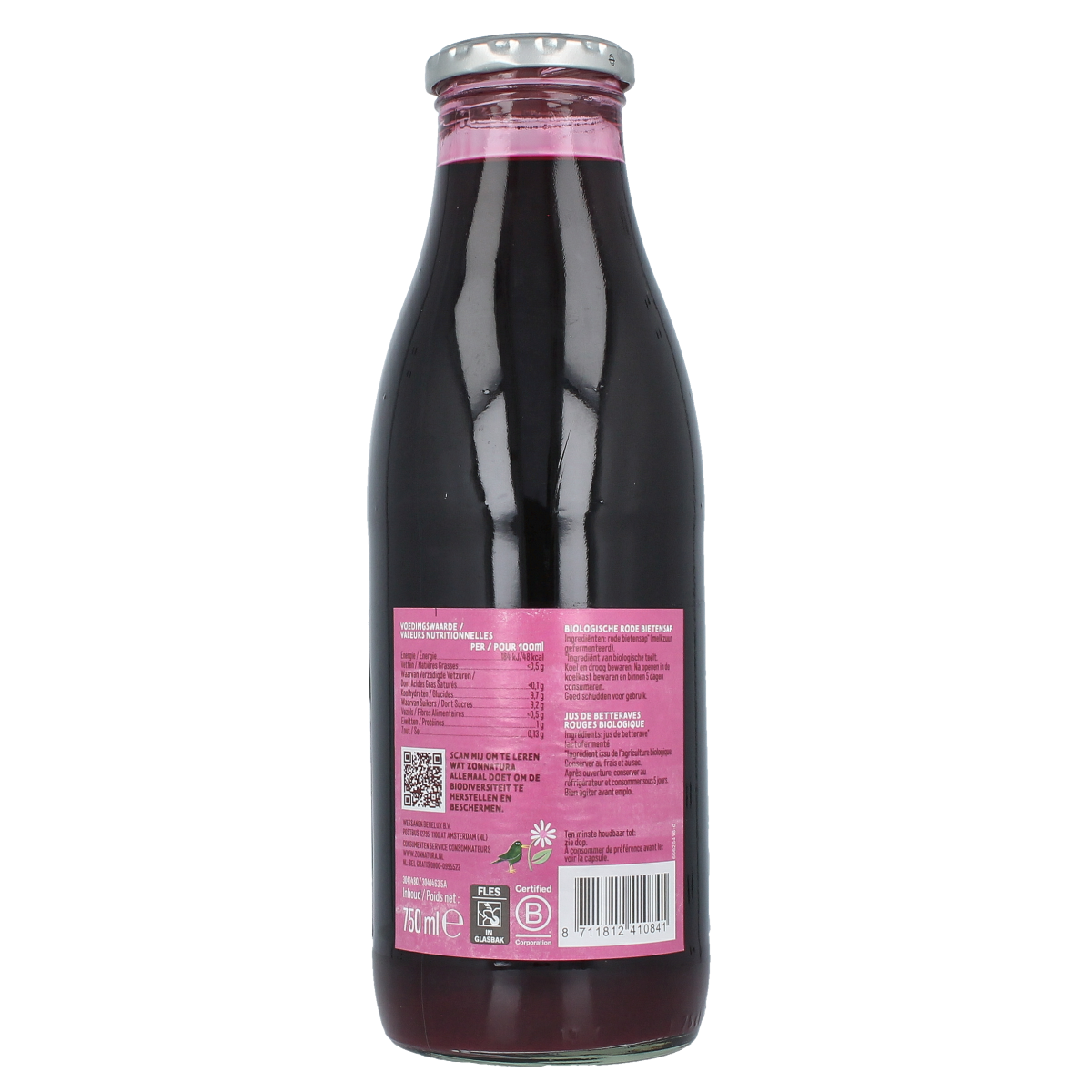Zonnatura Bietensap bio 750.00 Milliliter