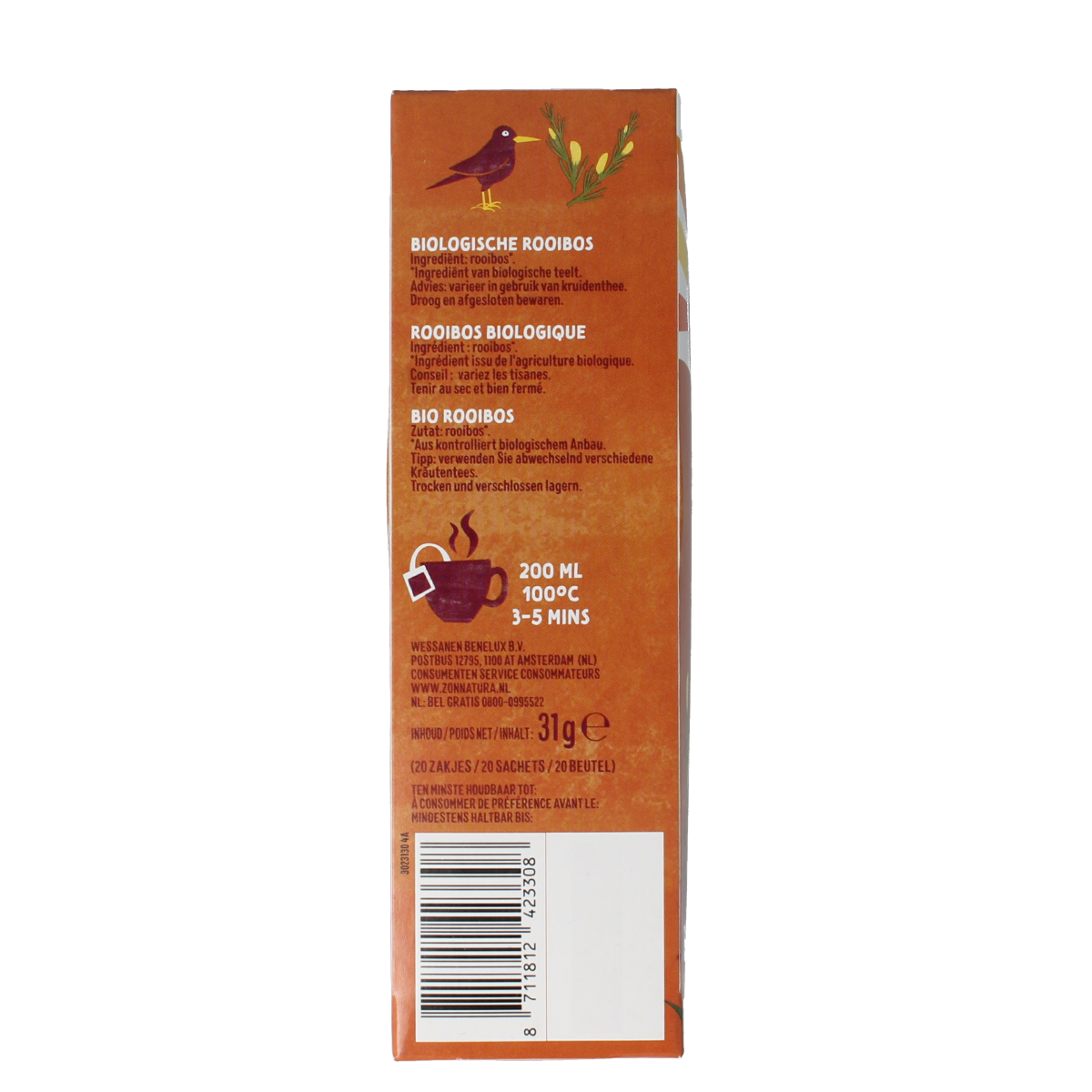 Zonnatura Rooibos 100% bio 20.00 Stuks