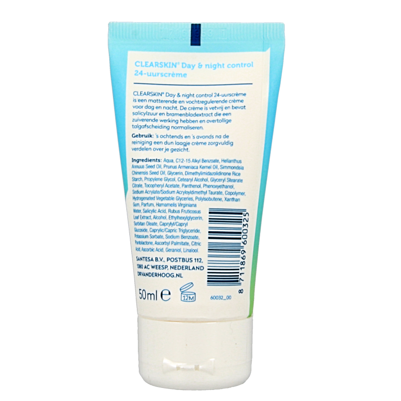 Dr. van der Hoog Clearskin day & night control 50.00 Milliliter