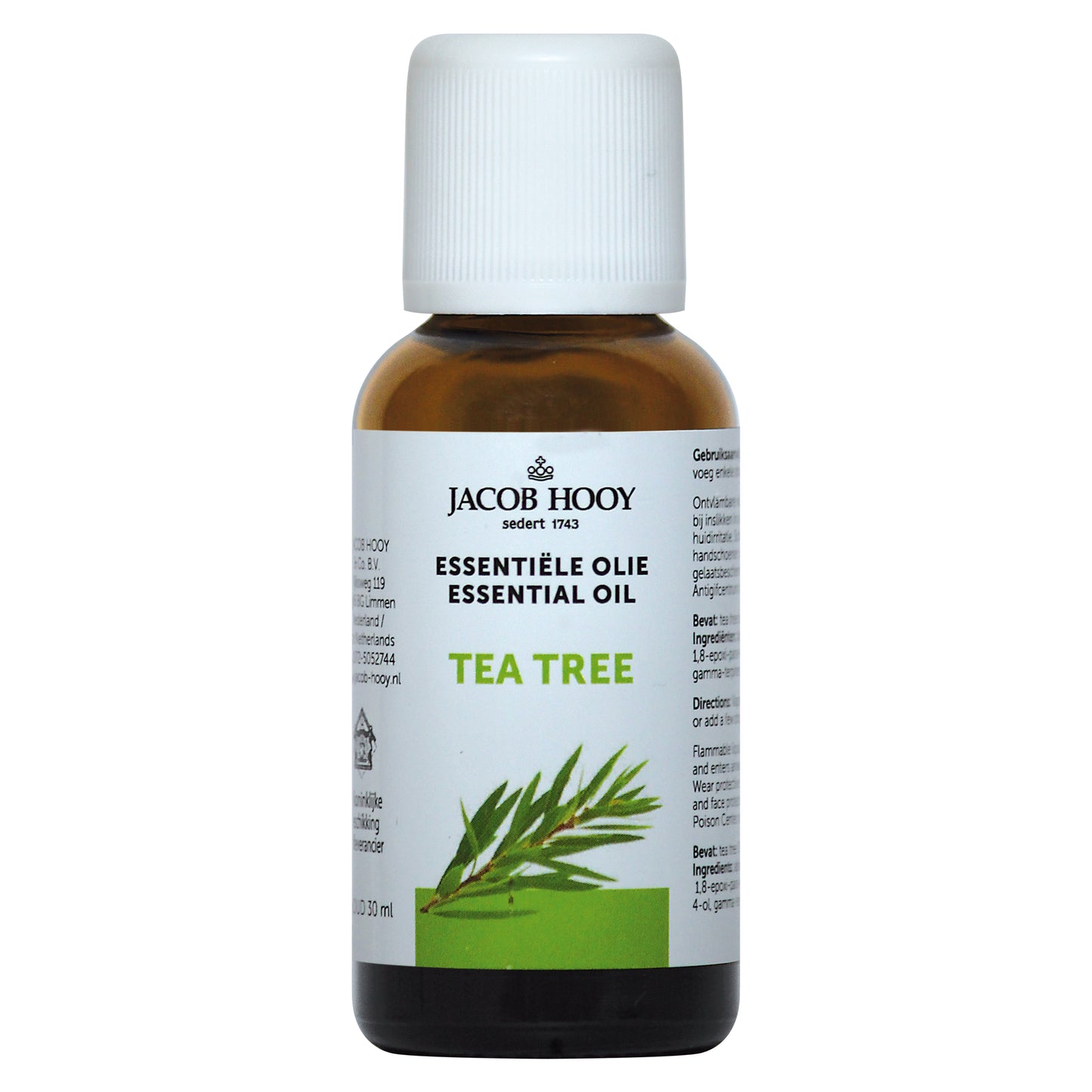 Jacob Hooy Tea tree olie 30 Milliliter