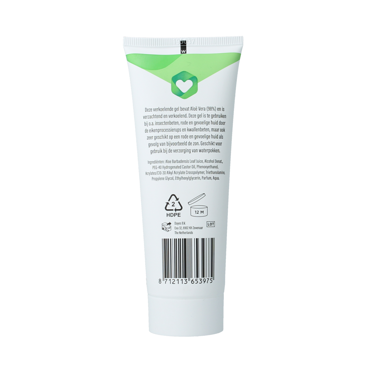 Curalyn Verkoelende gel aloe vera 100.00 Milliliter