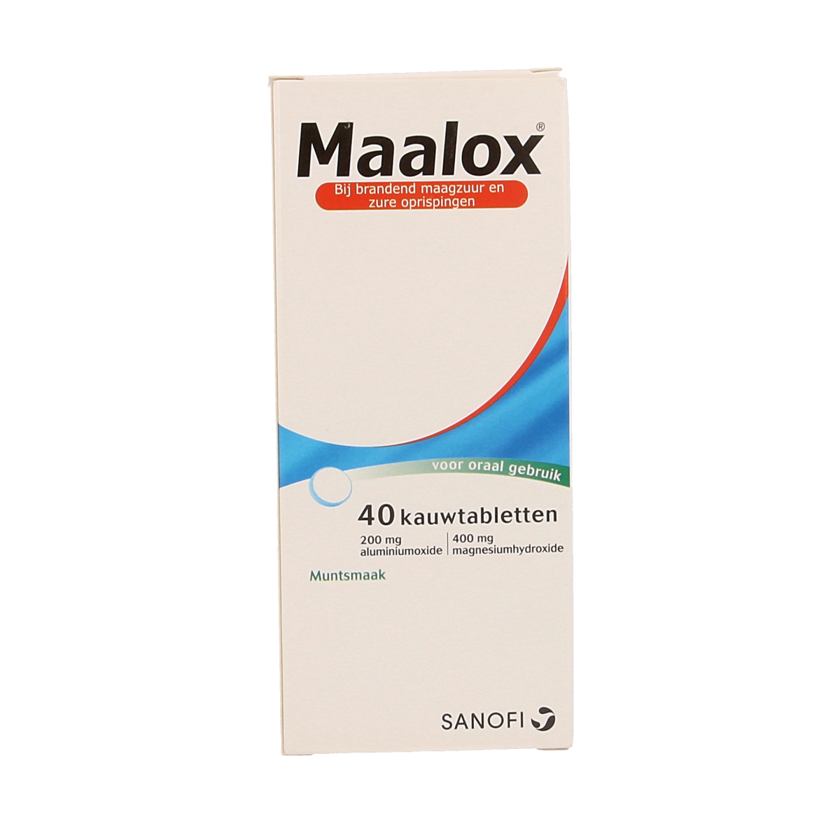 Maalox Kauwtabletten 200/400mg 40.00 Kauwtabletten