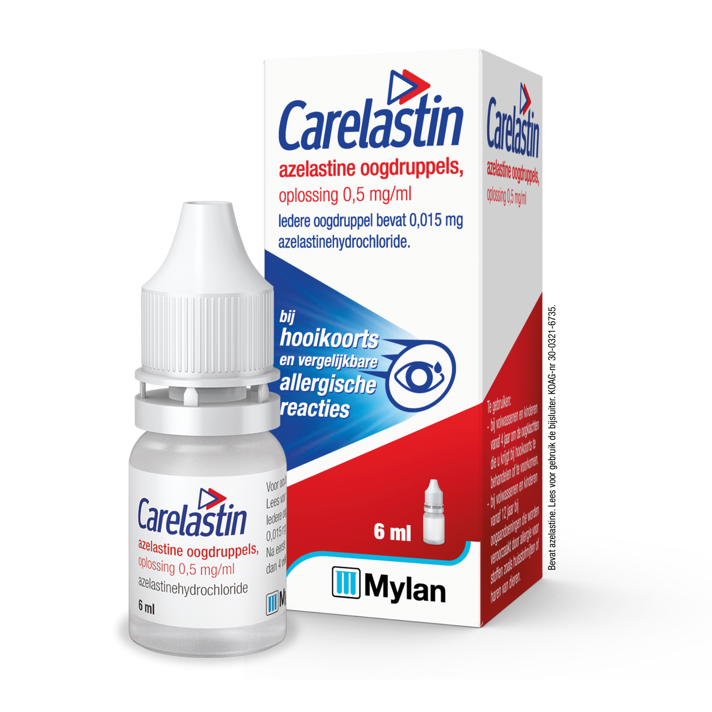 Carelastin Oogdruppels azelastine 6.00 Milliliter