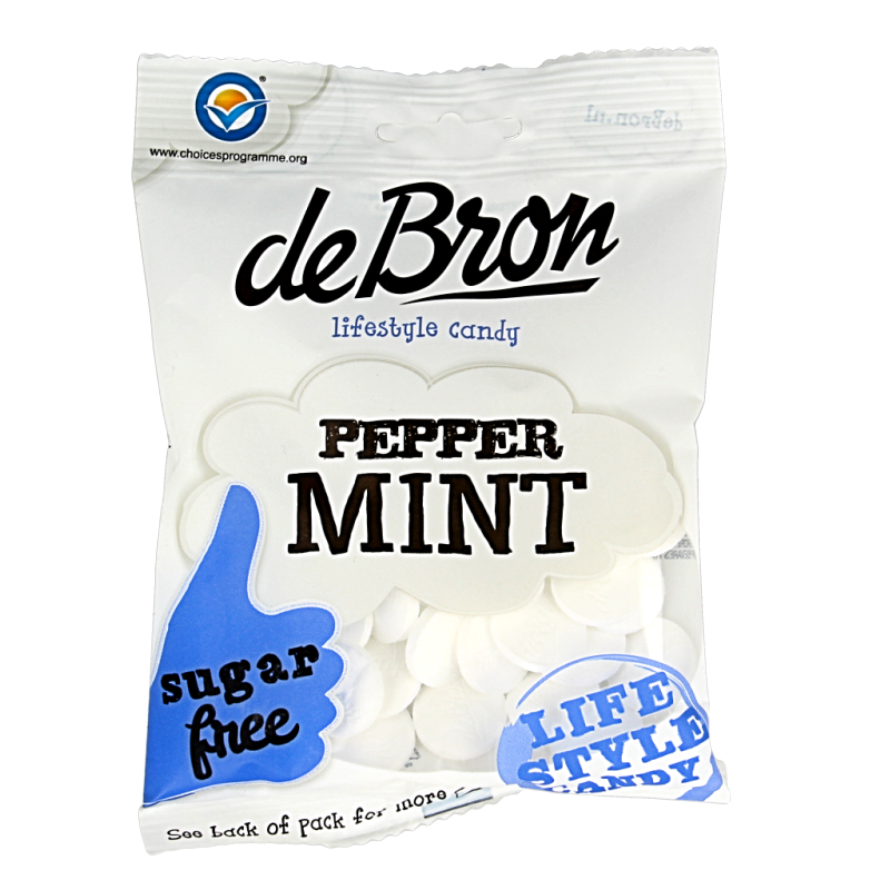 De Bron Pepermunt suikervrij 80 Gram