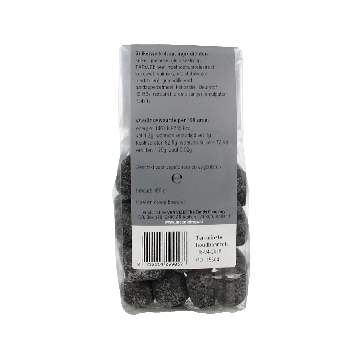 Meenk Salmiak truffels 180.00 Gram