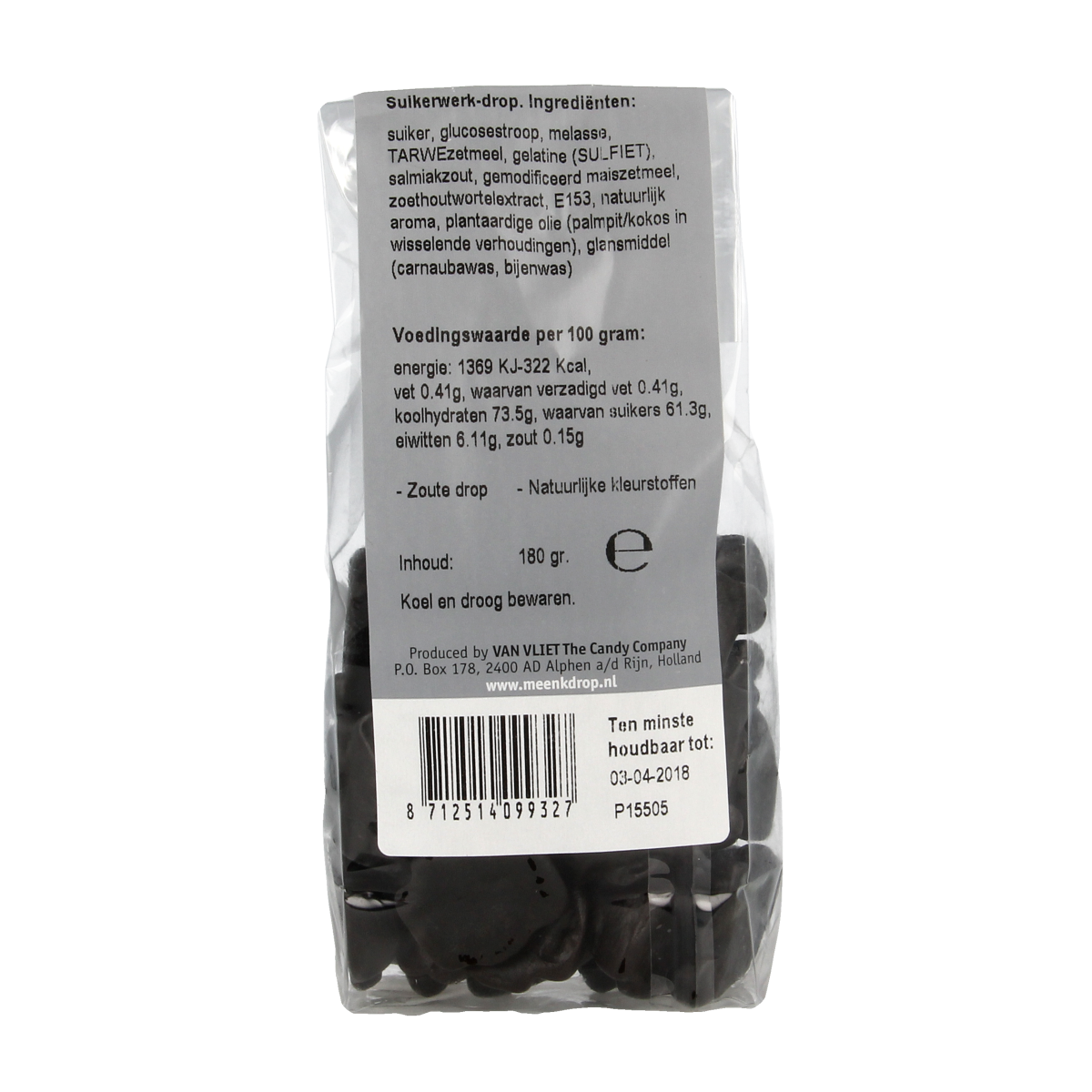 Meenk Vijzeldrop 180.00 Gram