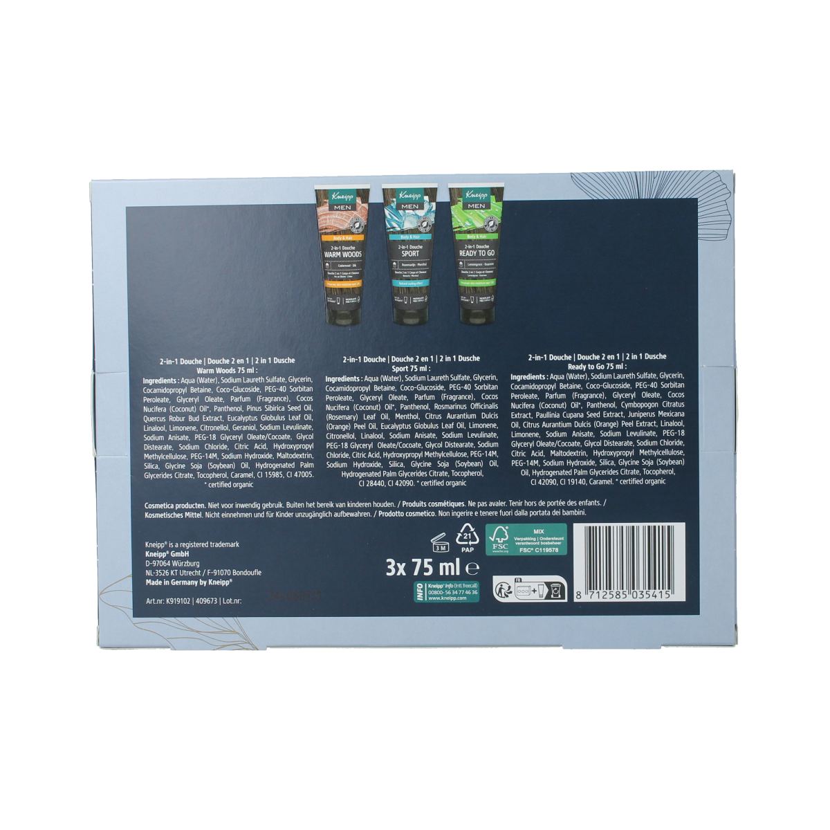 Kneipp Geschenkset Men Shower Favourites 1.00 Set