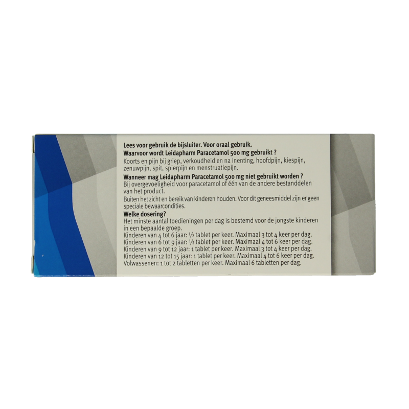 Leidapharm Paracetamol 500mg 50 Tabletten