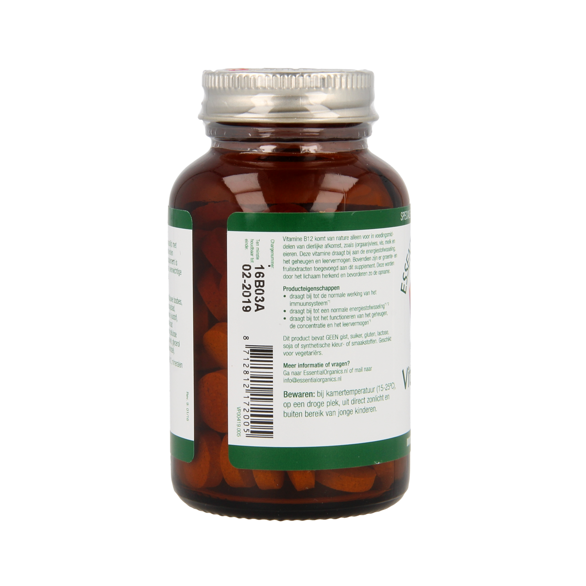 Essential Organ Vitamine B12 1000mcg 90.00 Tabletten