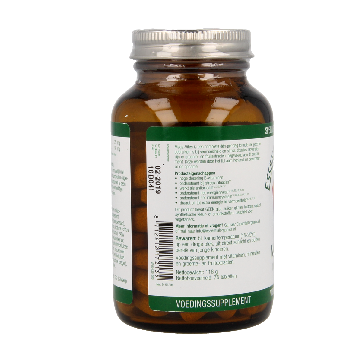 Essential Organ Mega vites 75.00 Tabletten