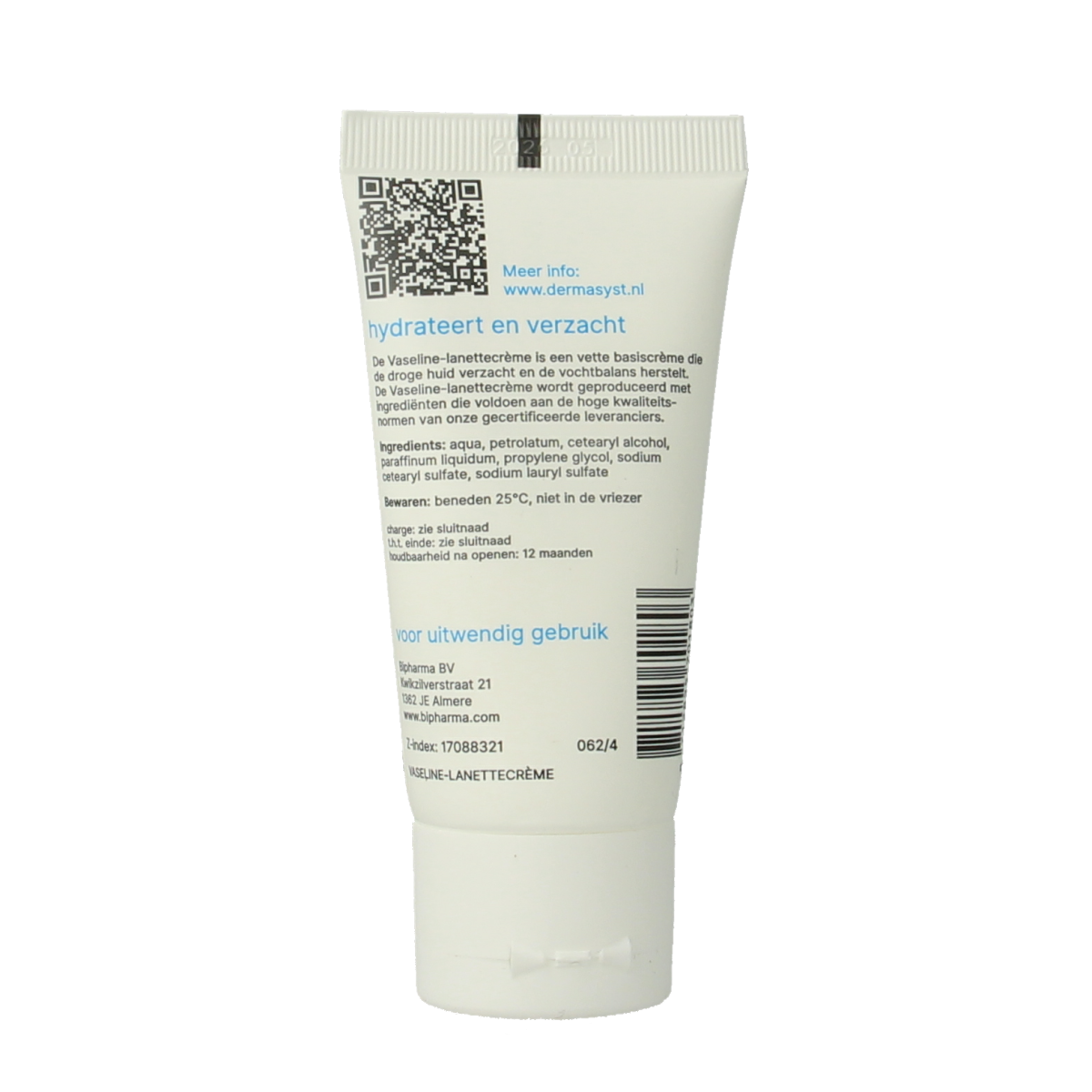 Bipharma Vaseline lanettecreme 50.00 Gram