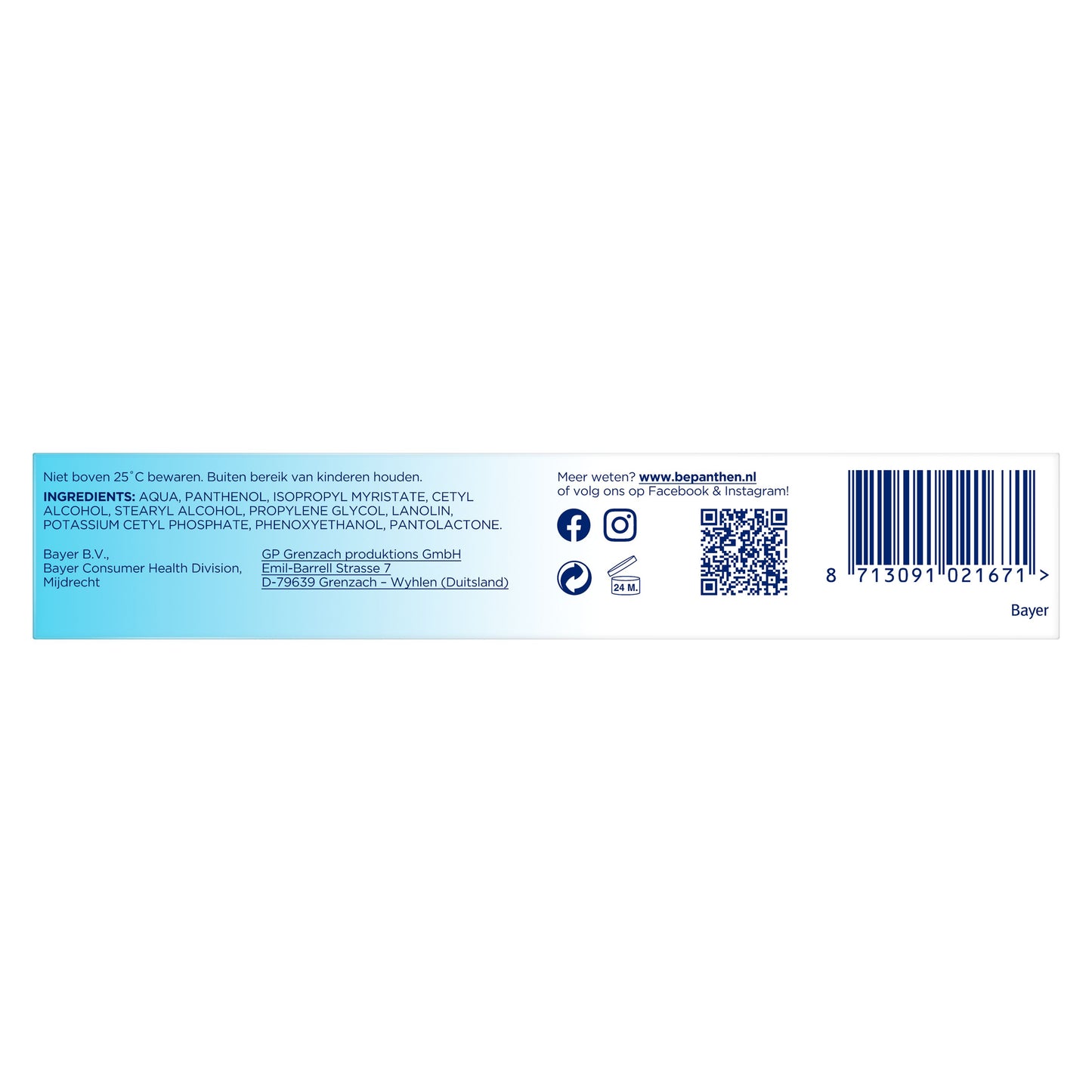 Bepanthen Creme verzorgend 30 Gram