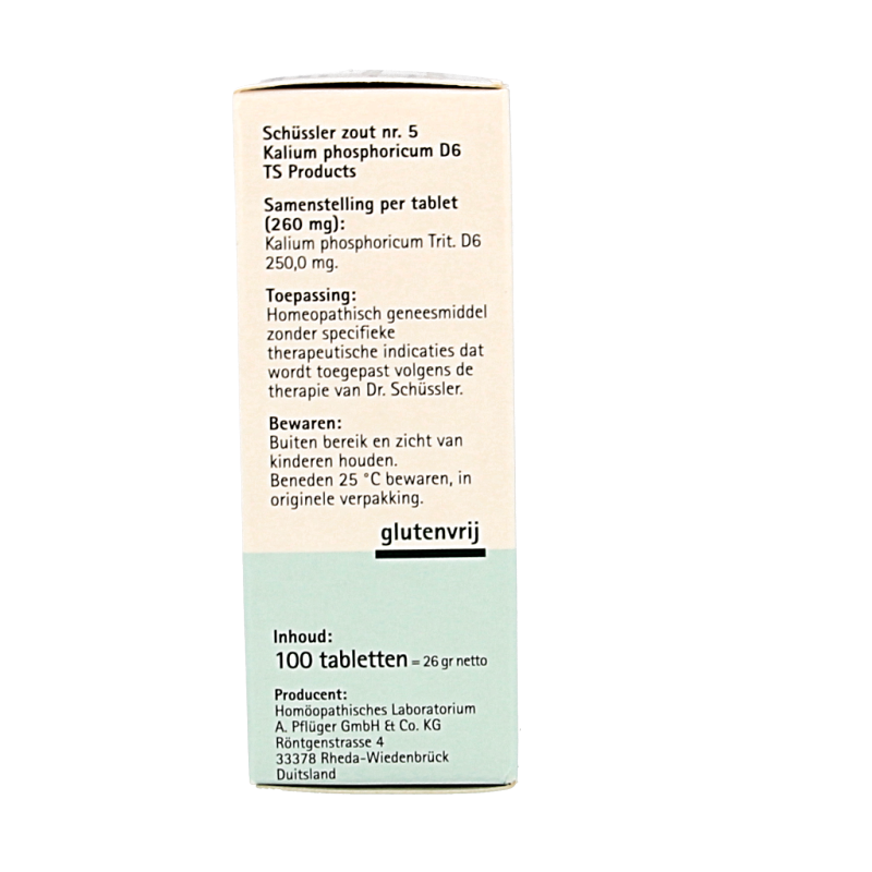 Pflüger Kalium phosphoricum 5 D6 Schussler 100 Tabletten