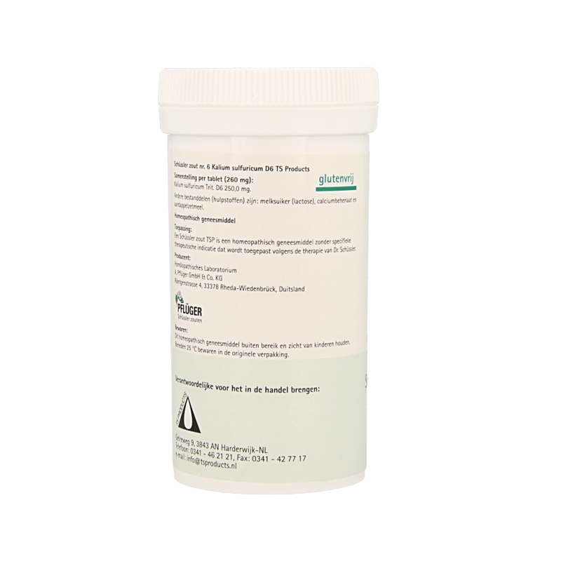 Pflüger Kalium sulfuricum 6 D6 Schussler 400 Tabletten