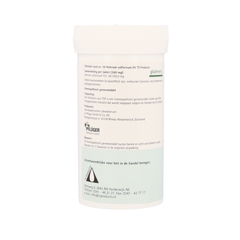 Pflüger Natrium sulfuricum 10 D6 Schussler 400 Tabletten