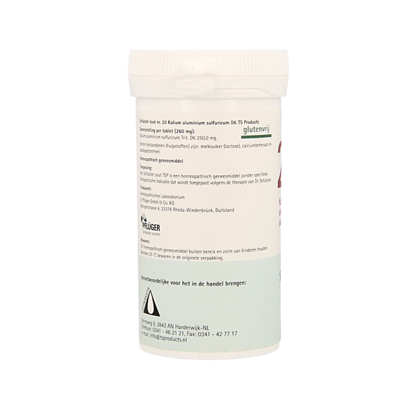 Pflüger Kalium aluminium 20 D6 Schussler 400.00 Tabletten